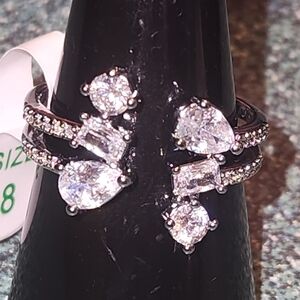 BP Ring size 8 April Birthday Collection RBP7408 She's Glamorous Diamond CZ NWT